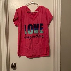 Pink short sleeve Bobbie brooks shirt